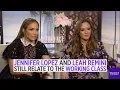 Second Act Jennifer Lopez and Leah Remini talking about their roots