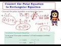 Convert Polar Equations to Rectangular Equations