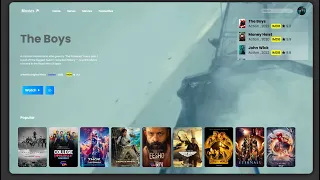 IMDB CLONE PROJECT USING HTML CSS JAVASCRIPT
