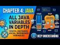 Chapter 4 All Java variables at one Place Static Instance local reference Variable