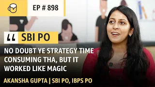 CTwT E898 - SBI PO Topper Akansha Gupta | IBPS PO | 2nd Attempt #ibpspo #bank #sbi