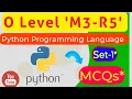 MCQs Level python programming MCQs -R5 MCQs