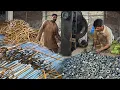 Unbelievable Hex Nut Bolt Manufacturing Process From Old Iron Hexagon Nuts Production