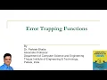 Error Trapping Functions