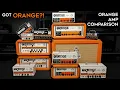 ORANGE Amplifier Comparison With 12 Amps Clean Crunch Heavy