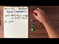 Math 432 Generating Functions - Partitions 1 of 3