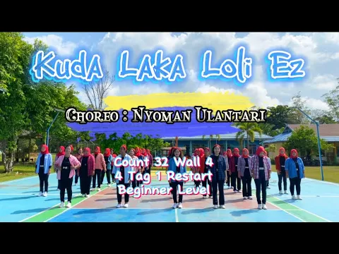 Download MP3 Kuda Laka Loli Ez Line Dance || Choreo Ibu Nyoman Ulantari @nyomanulantari7345