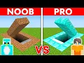 Download Lagu NOOB vs PRO: SECRET BUNKER House Build Challenge in Minecraft