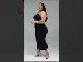 Lagu plus size curvy Model Dress #short #dress #shortvideo #shorts