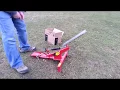 Trius One Step clay thrower demo