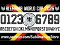 Tipografia Alemania 2026 - Football Font FREE DOWNLOAD