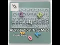 Silicone Alphabetical Molds Available