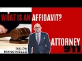 What are Affidavits