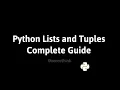 Python Lists and Tuples Complete Guide Hindi Mutable vs Immutable zeerothink