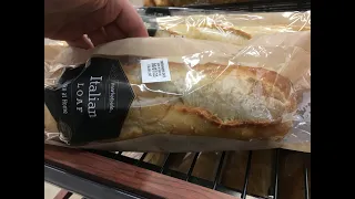 Walmart Bread Spongey Yuck Italian Loaf French Oil and Rosemary Is it Bread or a Squishy