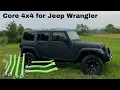 Jeep Wrangler Core 4x4 Control Arm Kit Install