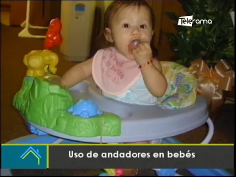 Uso de andadores en bebés