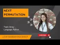 Next Permutation in python 450 Question Love Babbar Sheet Python