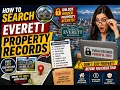 How to search Everett property records
