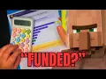 Minecraft ASMR Villager Audits YOUR Castle Construction Budget