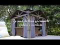 Top and Bottom Grommets Patio Outdoor Curtain Kgorge