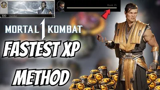 FASTEST Way To LEVEL UP Any Character EASY - Mortal Kombat 1 XP FARM METHOD