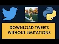 Scrape Tweets Without Limitations Using Python - Does not work due to some new Twitter Restrictions