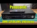 Panasonic DMR-EZ48V VHS-DVD Combo Unit Demo