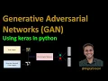 126 - Generative Adversarial Networks GAN using keras in python