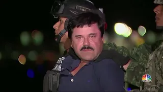 El Chapo Reduced To Tears After 7-Year-Old Twin Daughters Visit Court NBC Nightly News