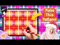 Make a Crazy Christmas Plaid in Procreate Easy Seamless Pattern Tutorial