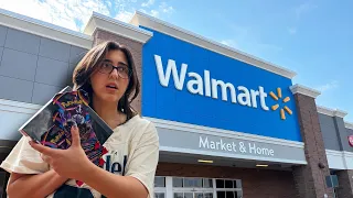 getting high and starting a line outside walmart 