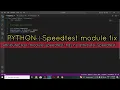 Fix Speedtest AttributeError no attribute Speedtest