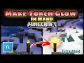 How To Make Torch Glow in hand in Minecraft Java Edition TLauncher in Hindi