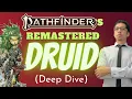 DEEP DIVE in the REMASTERED DRUID in Pathfinder 2e feats primal spell changes