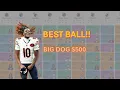 Unique Draft Bully Tight End Big Dog 500 Expert Draft 2026