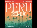 Fireboy DML, Ed Sheeran, 21 Savage & Blxst - Peru (Remix)