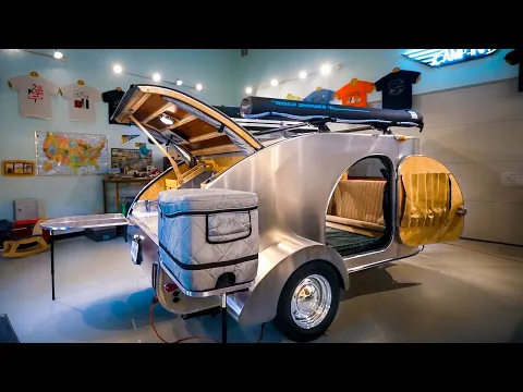 Download MP3 560 Raindrop Teardrop Trailer: Jerry's Happy Downsizing Story (Full Tour)