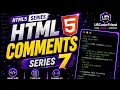 HTML Comments Shortcuts Janiye Signal Line Comment Multiple Lines Comments