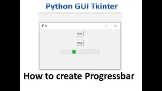 Progressbar in tkinter Python Tkinter GUI Tutorial part18