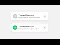 Toast Notification to Detect Internet Connection in HTML CSS JavaScript