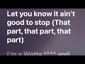 THat Part (Black Hippy Remix) - Schoolboy Q & Kendrick Lamar (Lyrics Video)