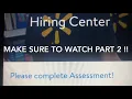 My answers to the Walmart Hiring Assessment test