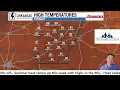 UPDATE Storms are moving into Arkansas Monday morning Tuesday to Thursday