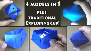 4 Models in One AND the Traditional Exploding Cup!