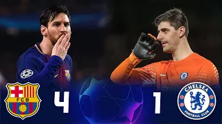 Messi Mercilessly Crushes Chelsea And Hazard Barcelona 4 1 Chelsea UCL 2018 