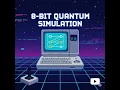 Simulation of a quantum computing circuit on the Commodore 64