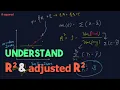 R squared and Adjusted R squared Explained