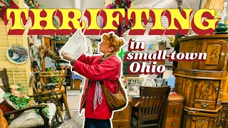 6 thrift stores in 1 day thrift in rural Ohio with me my mom