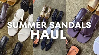 Spring and Summer Sandals Haul Kitten Heels